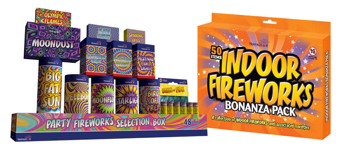 Outdoor and Indoor Fireworks Packaging Design Project